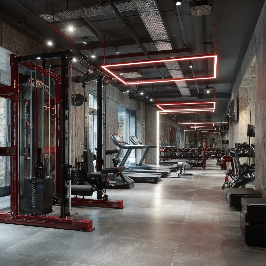 Сучасний силовий зал SteelPeak з професійним обладнанням